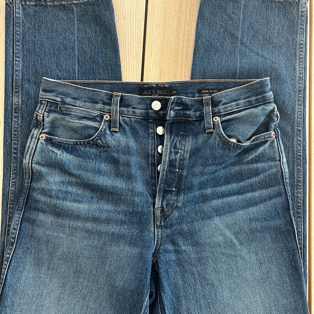 Alex Mill Straight Leg Denim - Picture 2 of 5